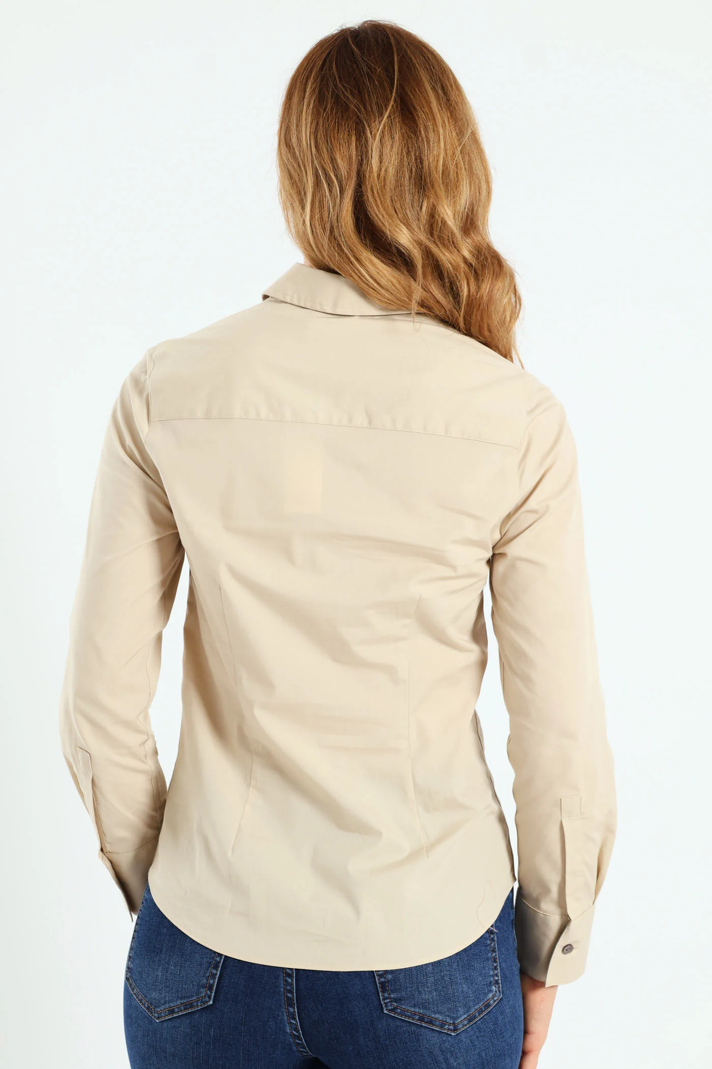 Jaime Long Sleeve Shirt - Beige - Image 3
