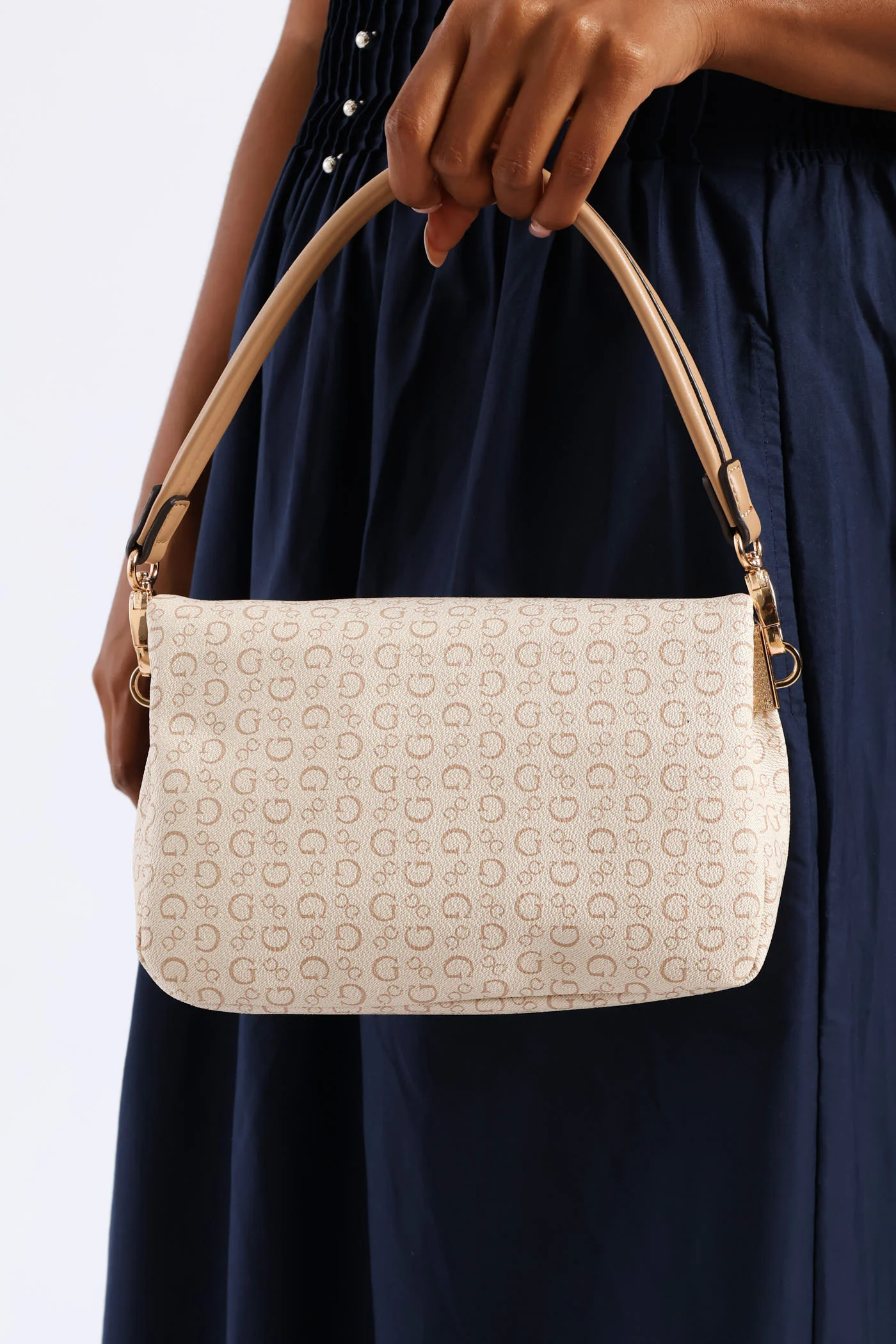 Jarson Crossbody Flap Bag - Khaki - Image 6