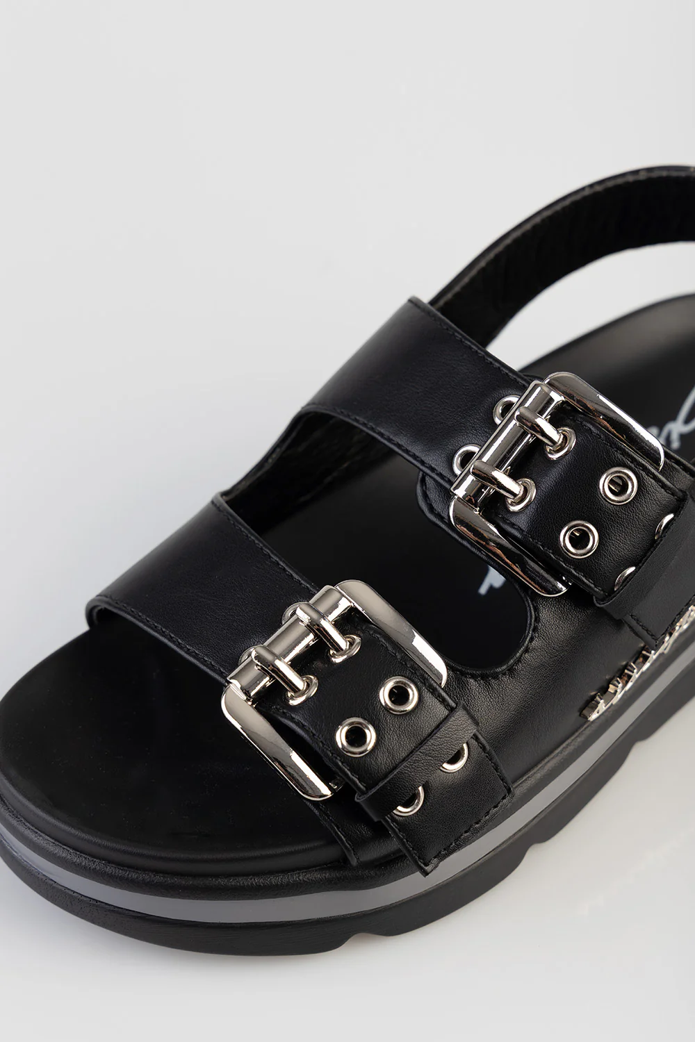 Jazz Multi Strap Sandal - Black - Image 2