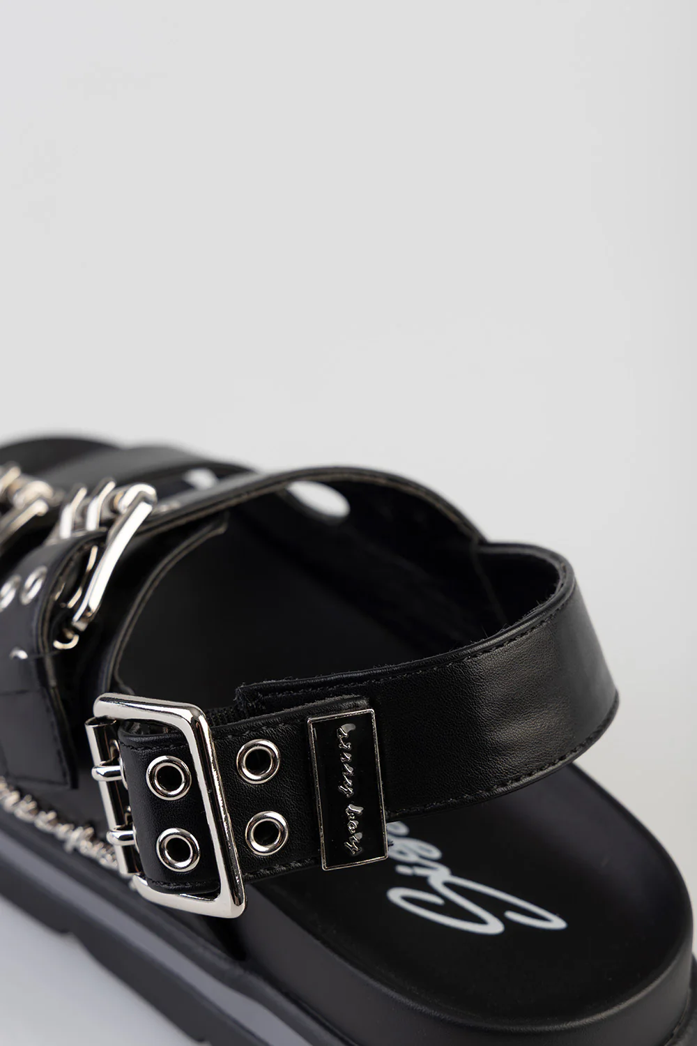 Jazz Multi Strap Sandal - Black - Image 7