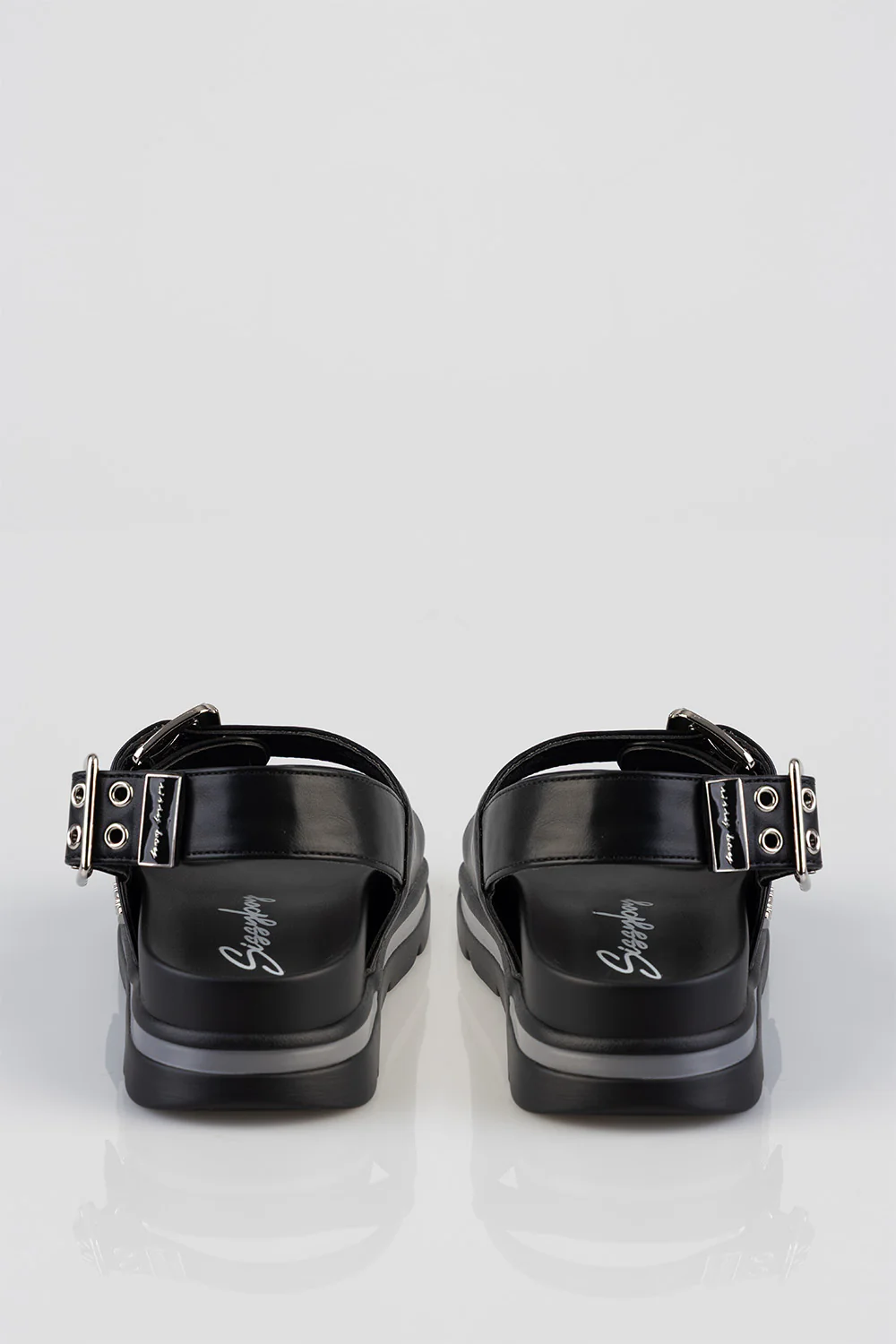 Jazz Multi Strap Sandal - Black - Image 8