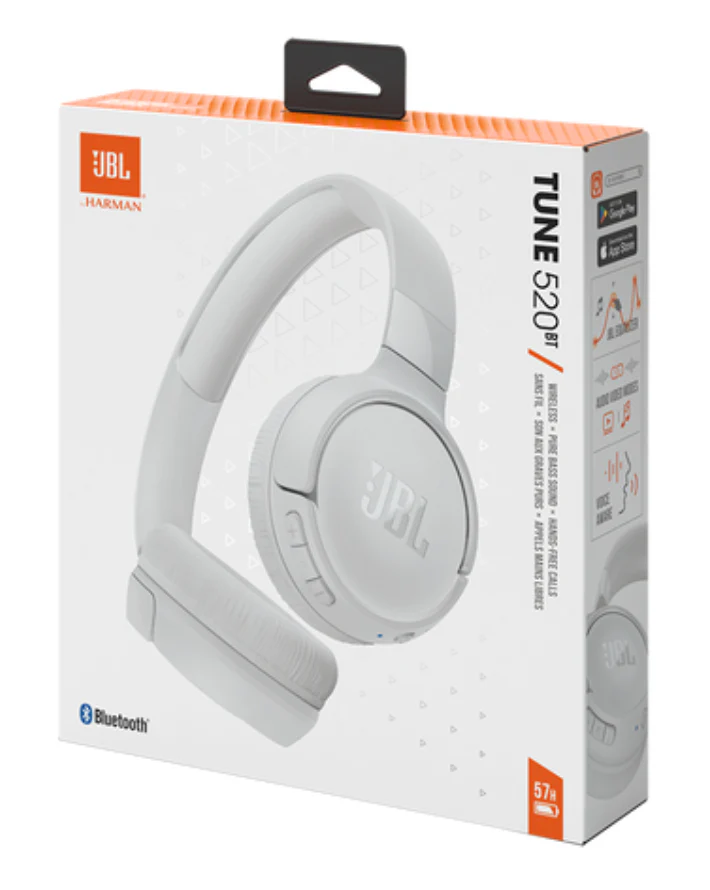 T520 Bluetooth Headphones White - Image 2