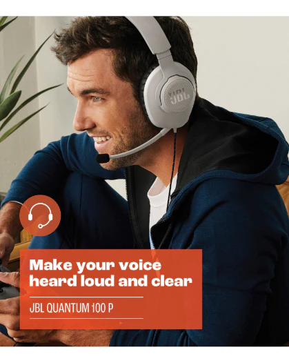 Quantum 100P Wired PS Over Ear Gaming Headphones - White - Image 13