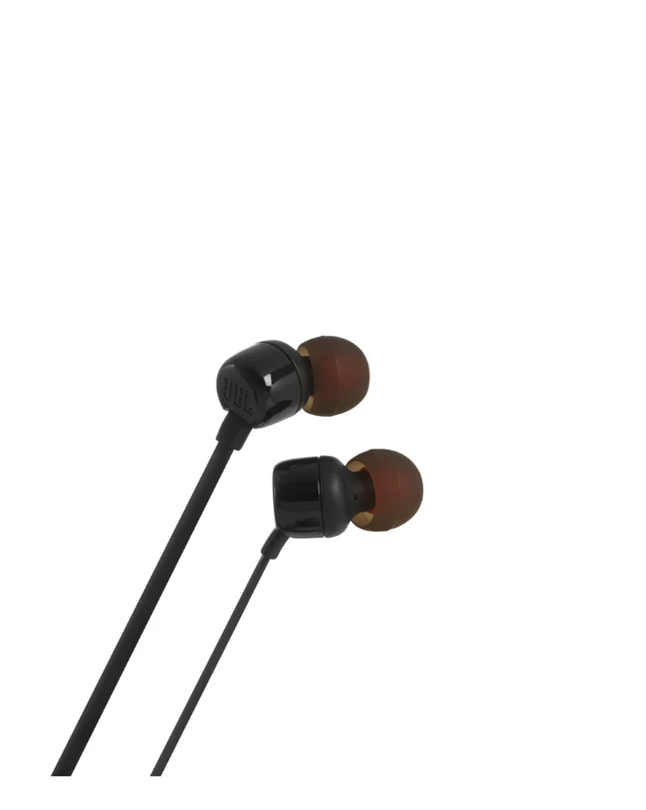 Tune 110 Wired In Ear Headphones With Mic - Black - Image 6