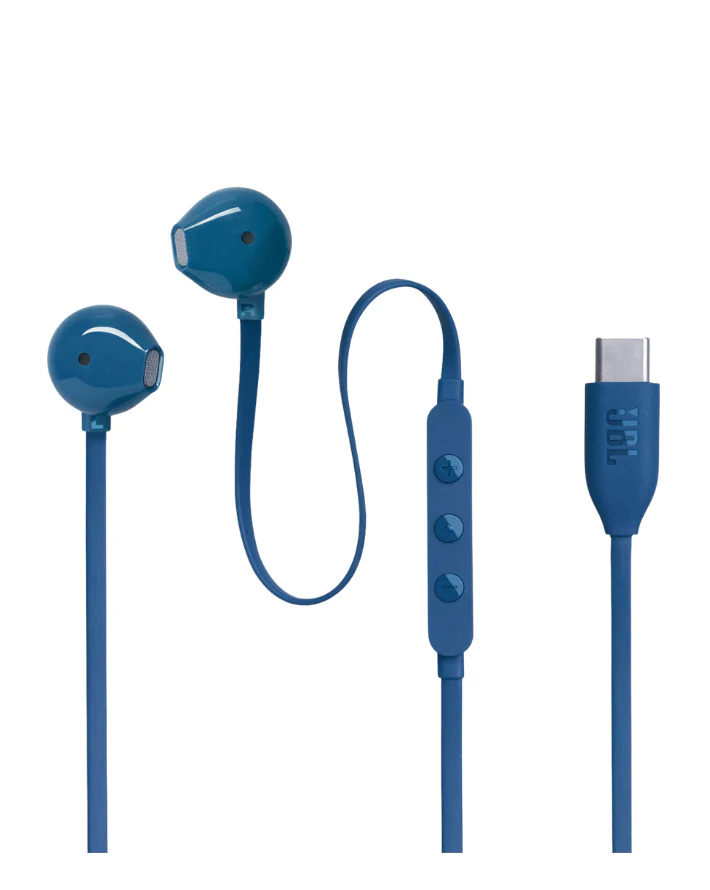 Tune 305C Hi-Res USB-C Wired In Ear Headphones Blue - Image 4