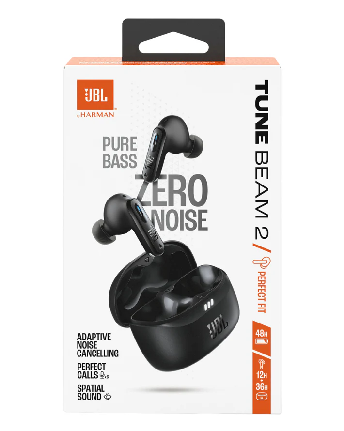 Tune Beam 2 Noise Cancelling TWS Earbuds - Black - Image 2