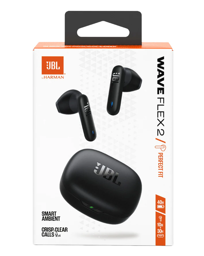 Wave Flex 2 TWS Earbuds - Black - Image 2