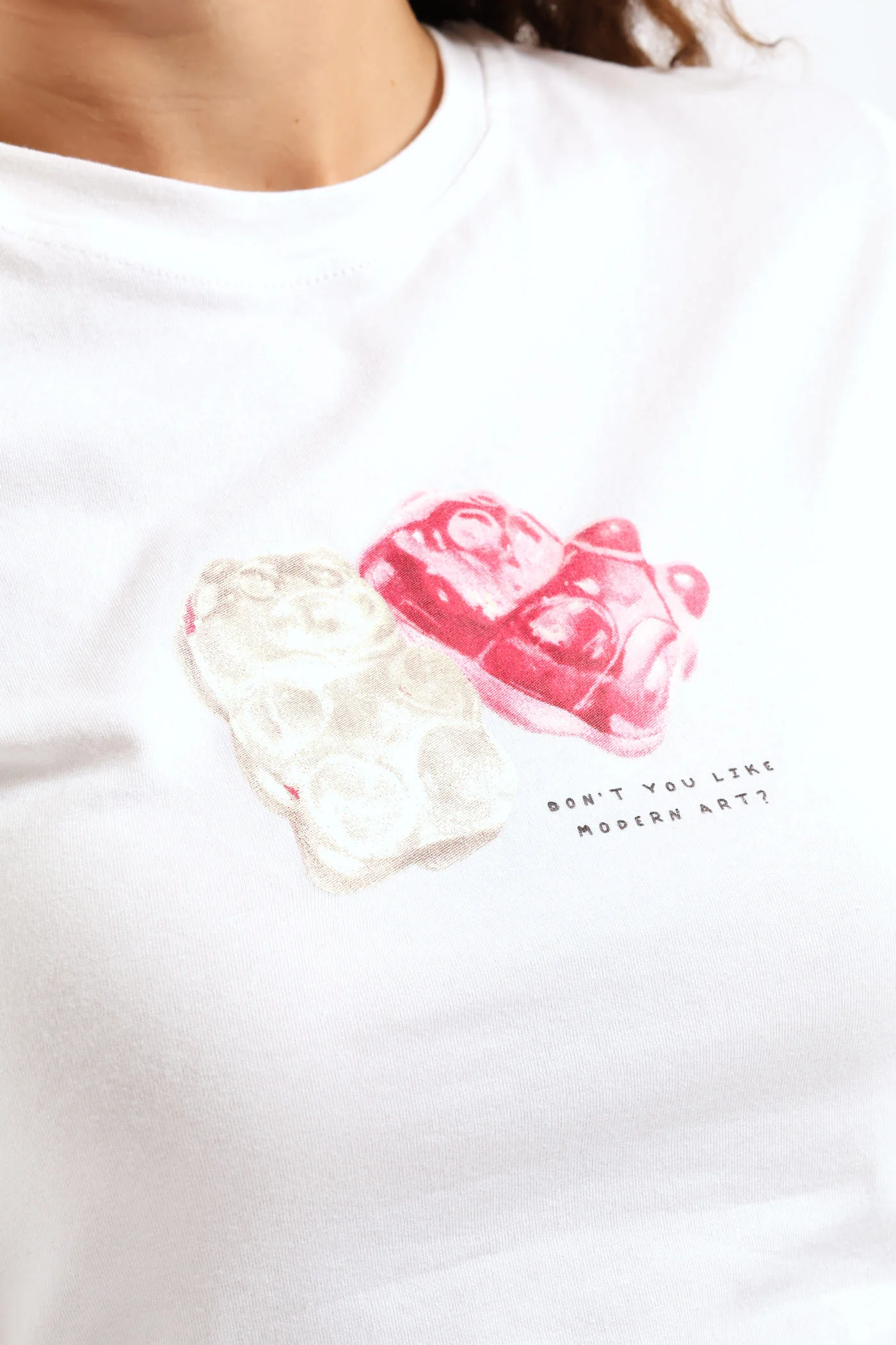 Jelly Teddy Baby Tee - White - Image 2