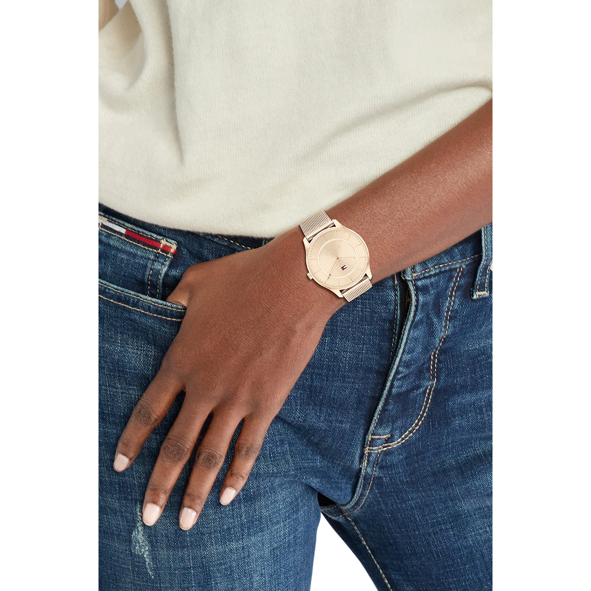 Jessi 40mm Carnation Gold Case Watch - Gold - Image 2