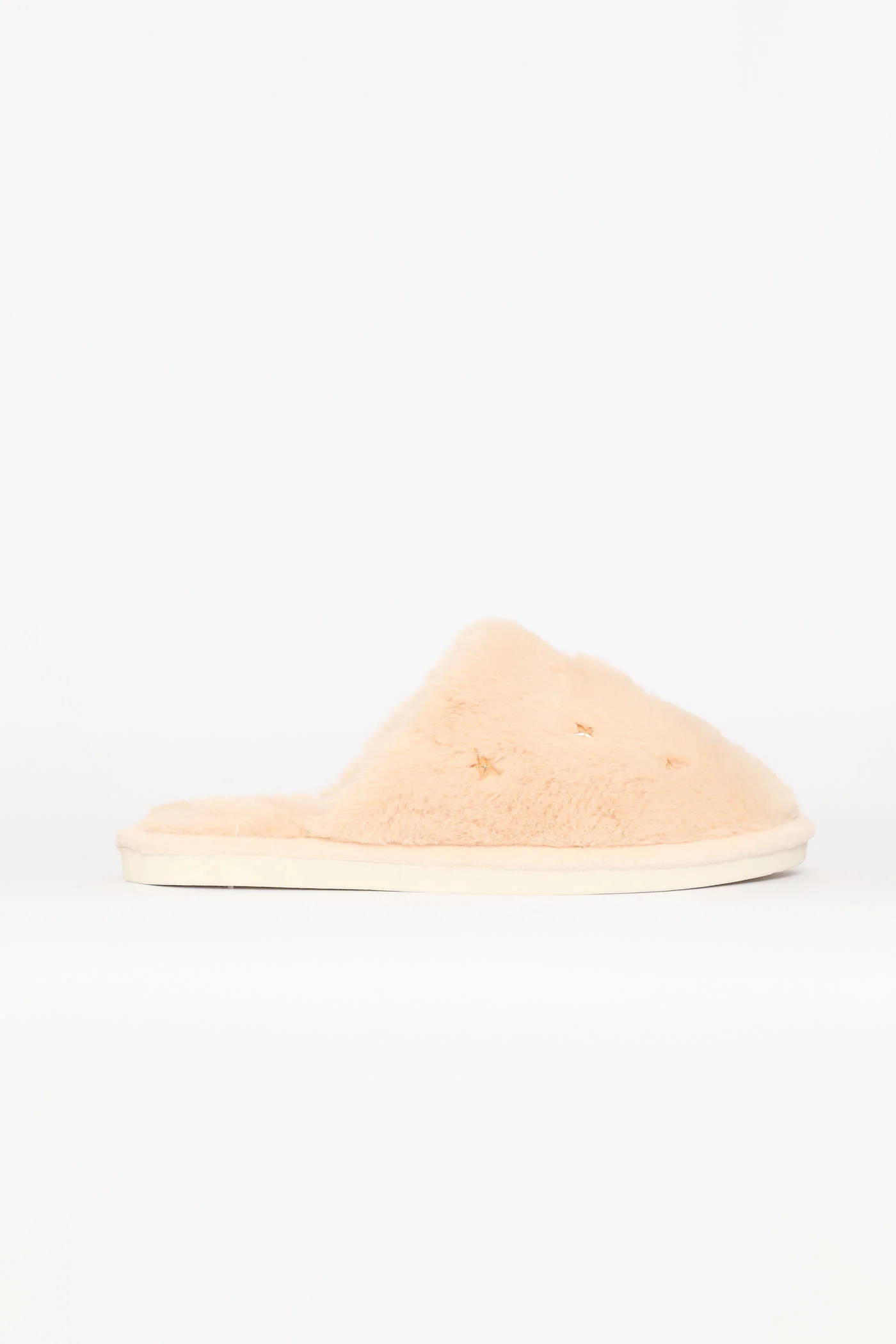 Jewel Detail Slipper - Natural - Image 4