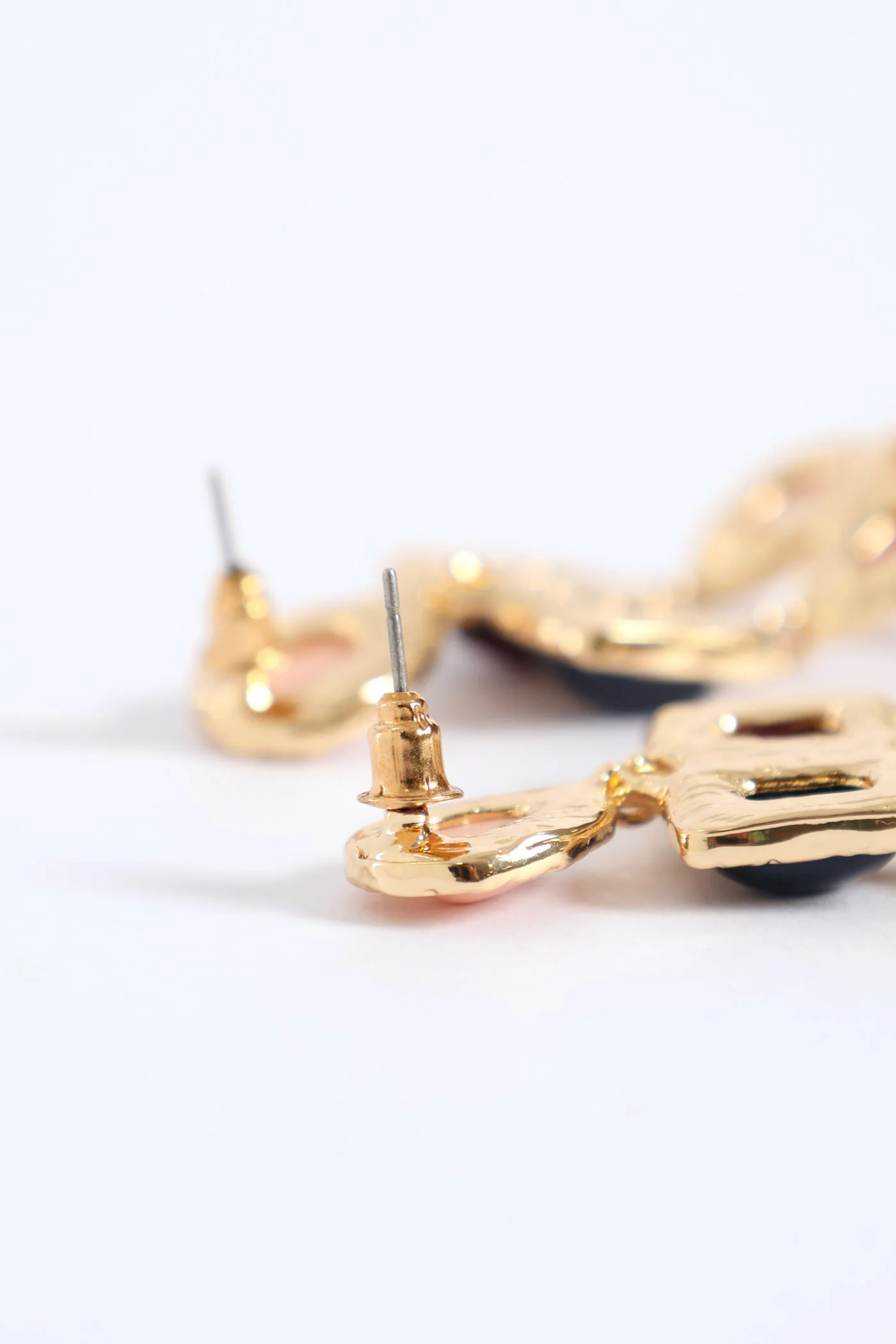 Jewel Statement Earring - Gold - Image 3