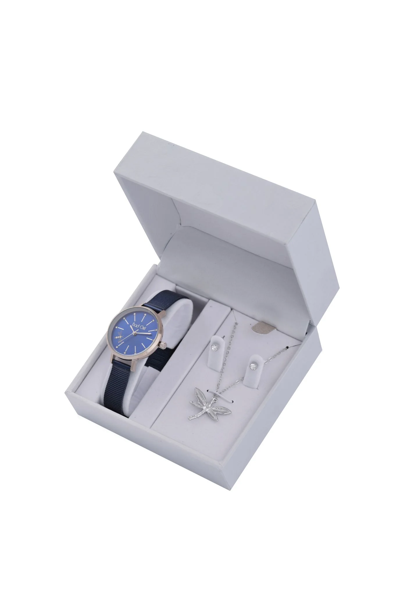 Jewellery & Wristlet Box Set - Navy - Image 2