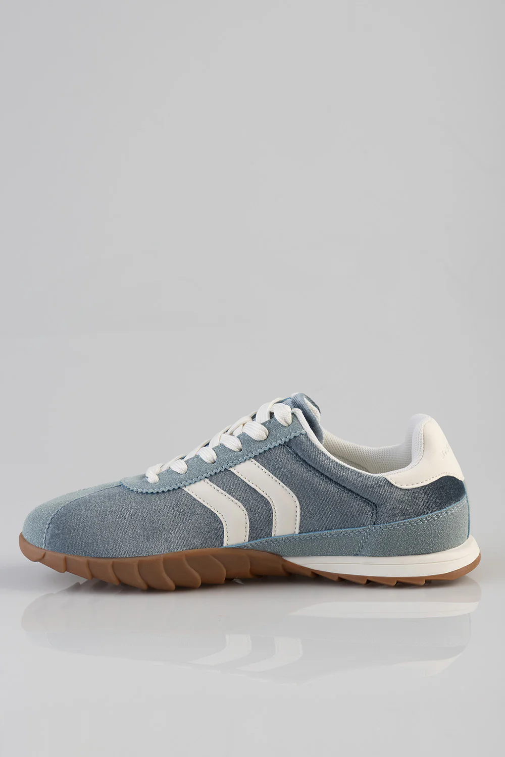 Jim Velvet Sneaker - Blue - Image 3