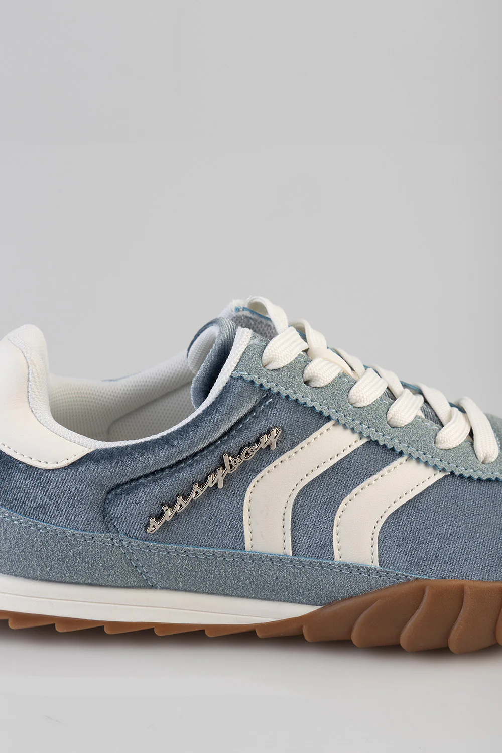 Jim Velvet Sneaker - Blue - Image 5