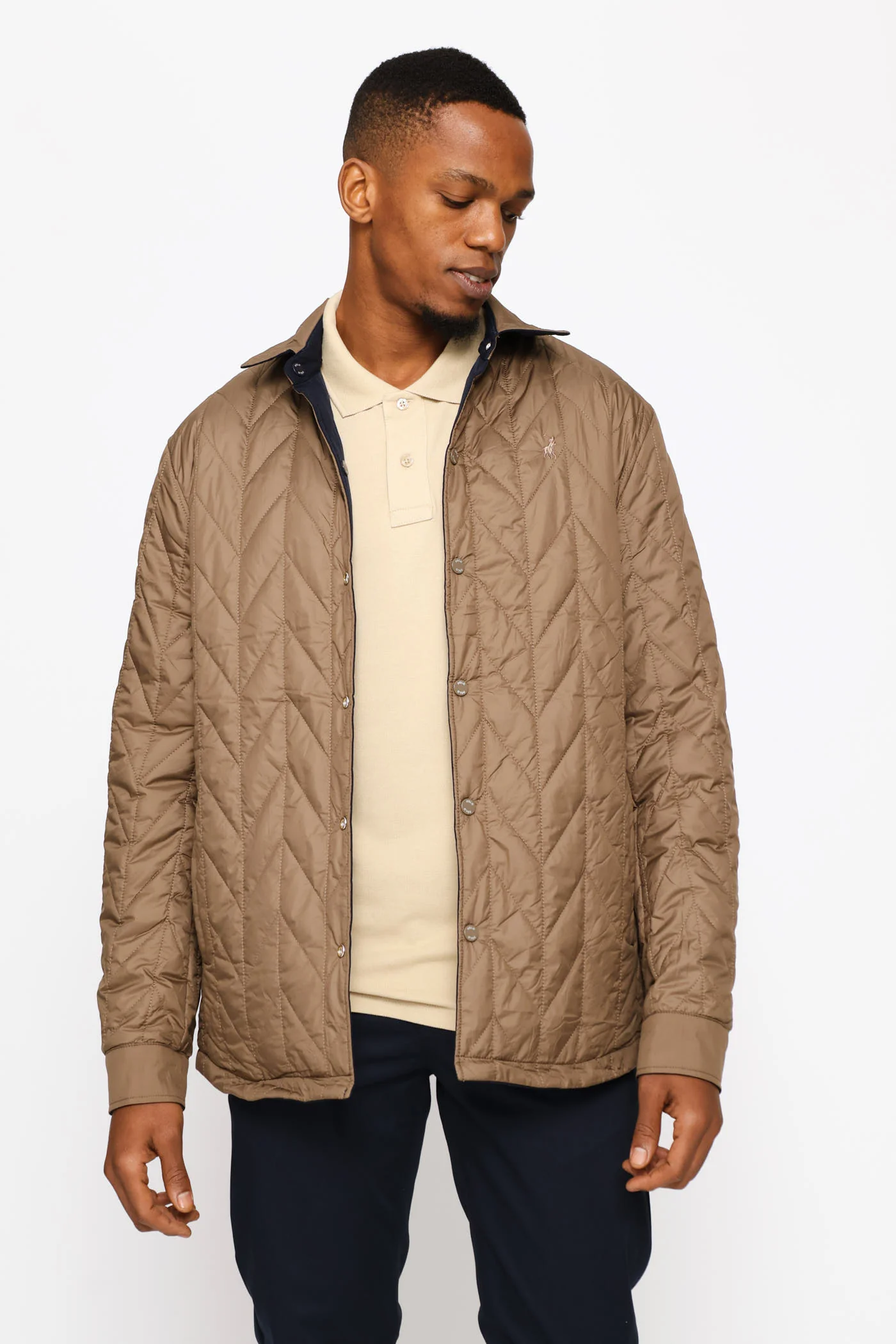Johnson Reversible Jacket - Navy/Brown - Image 2