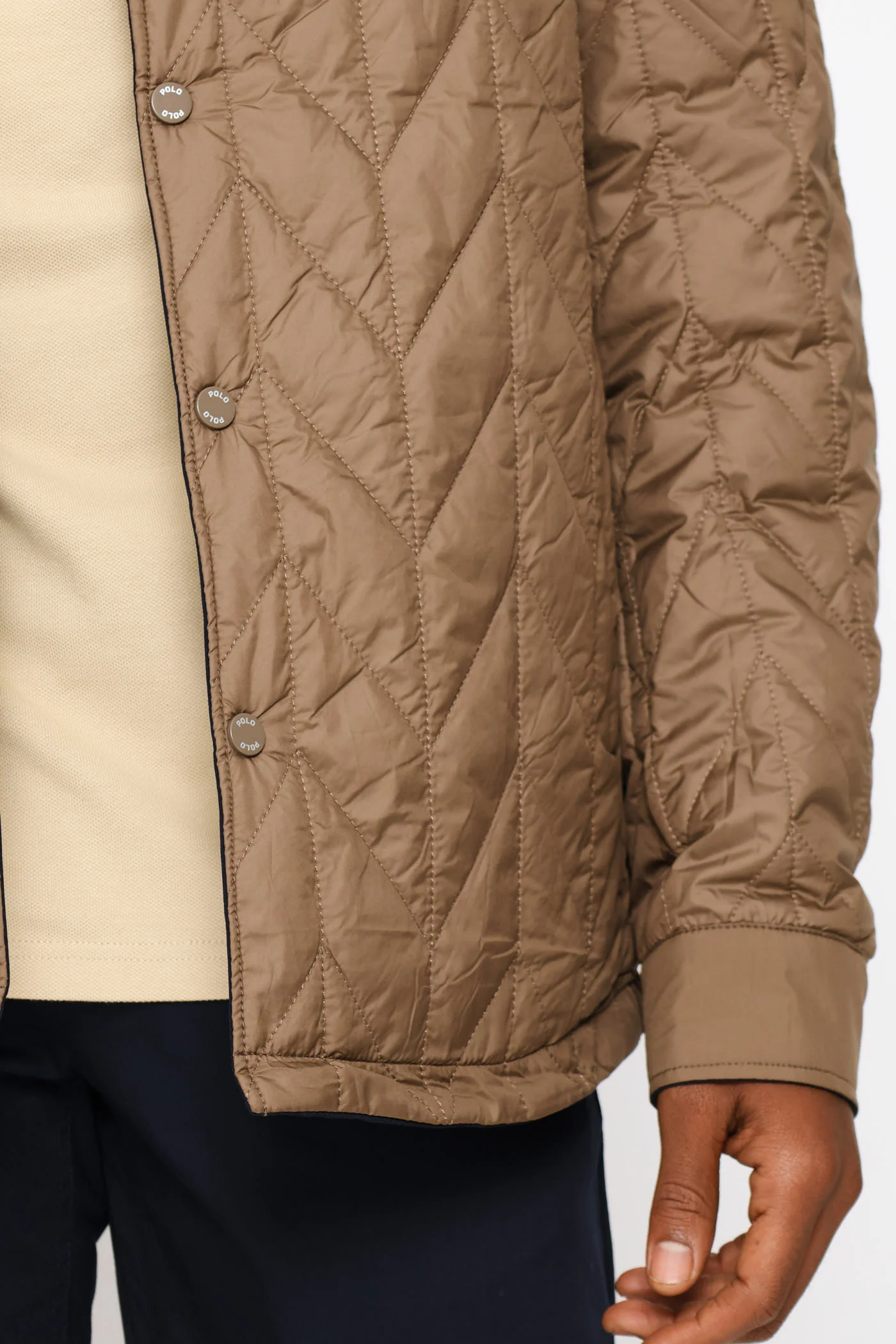 Johnson Reversible Jacket - Navy/Brown - Image 6