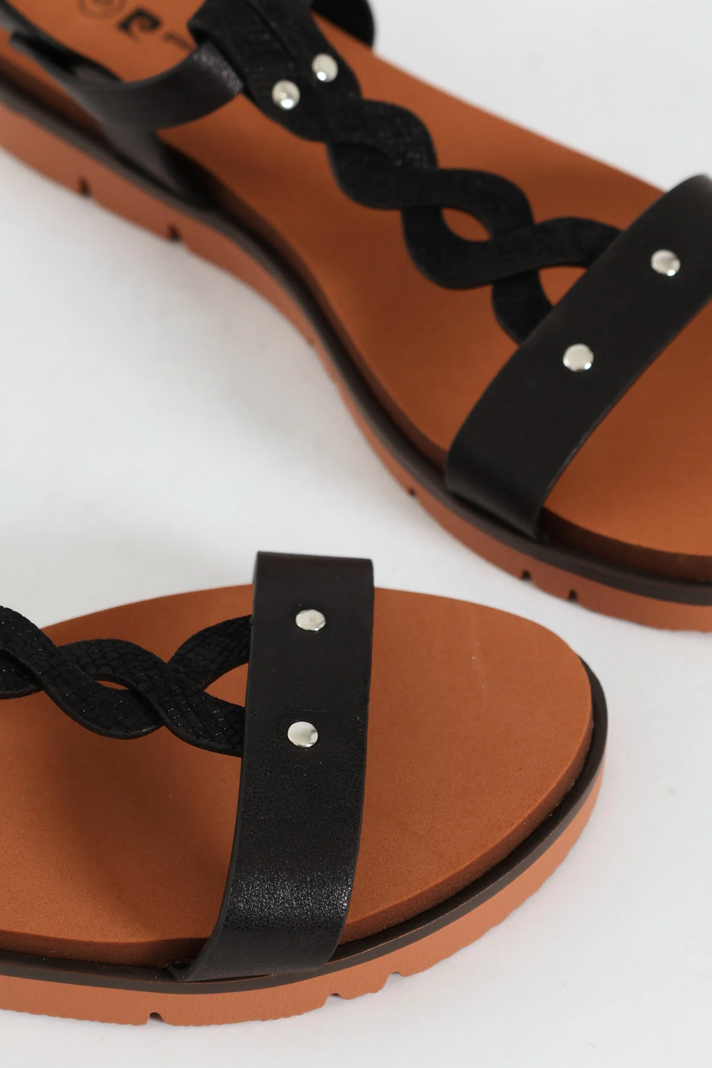 Jolie T-Strap Ankle Strap Sandal - Black - Image 5