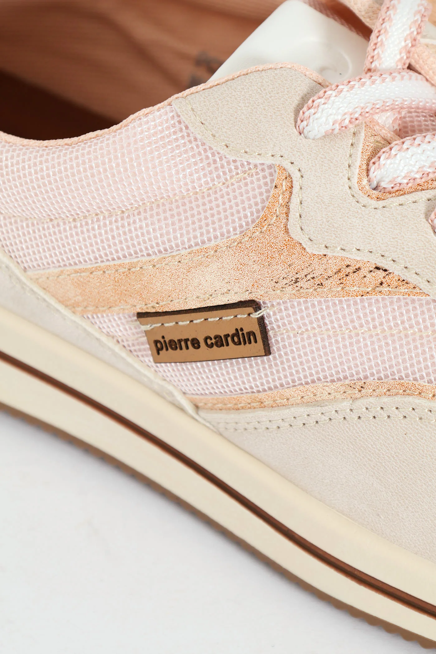 Josephine 9 Lace Up Sneaker - Nude - Image 5