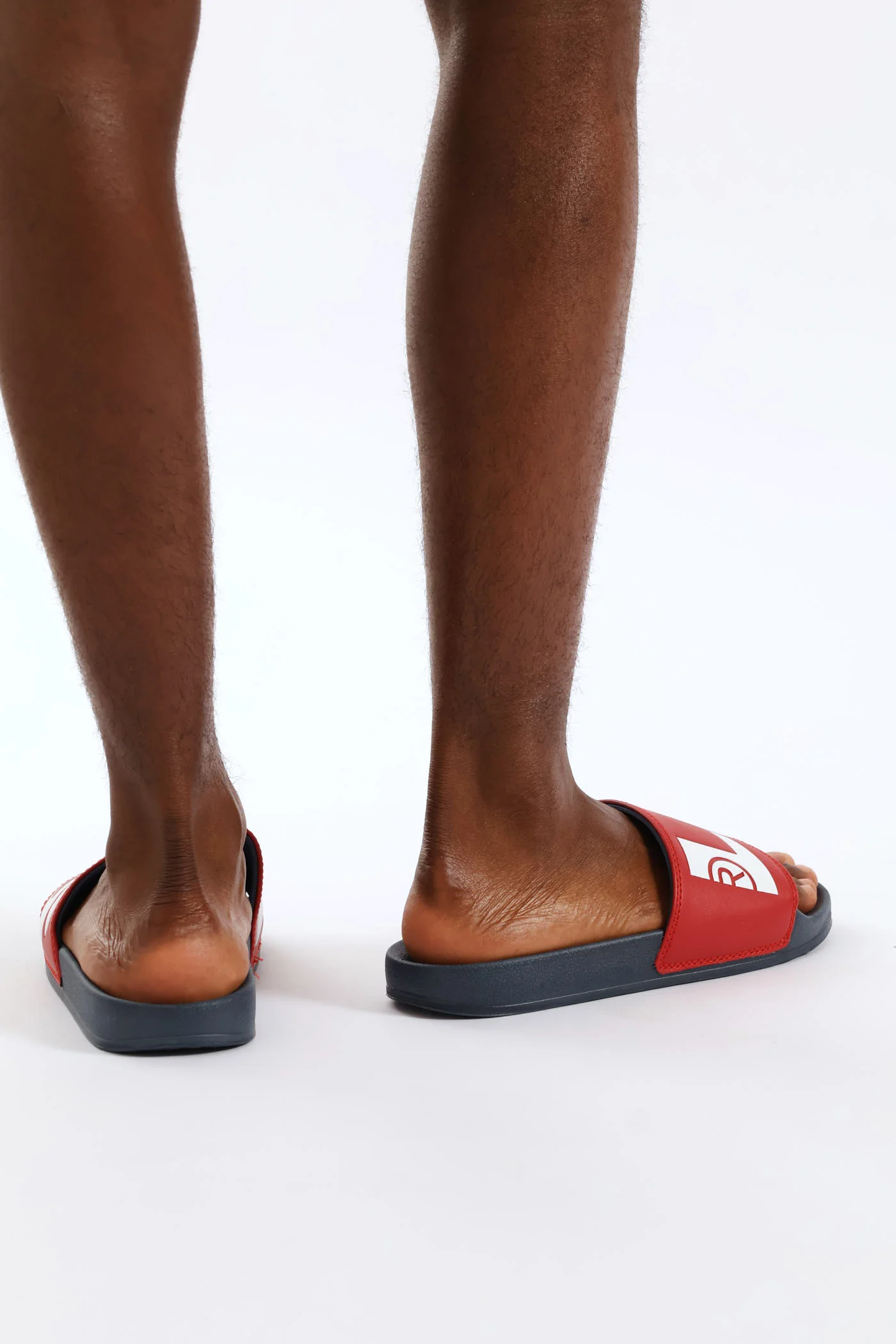 June Pool Slide Sandal - Navy/Red - Image 4