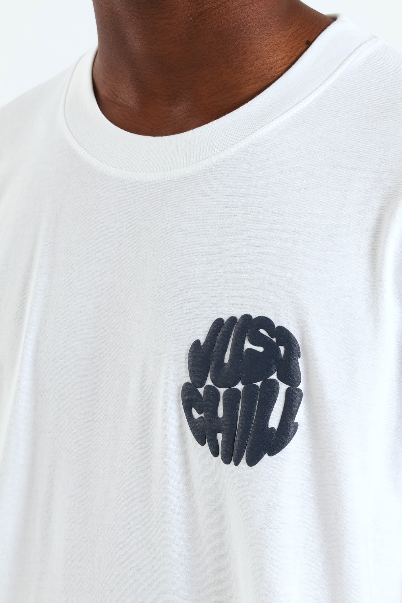 Just Chill Print Tee - White - Image 2