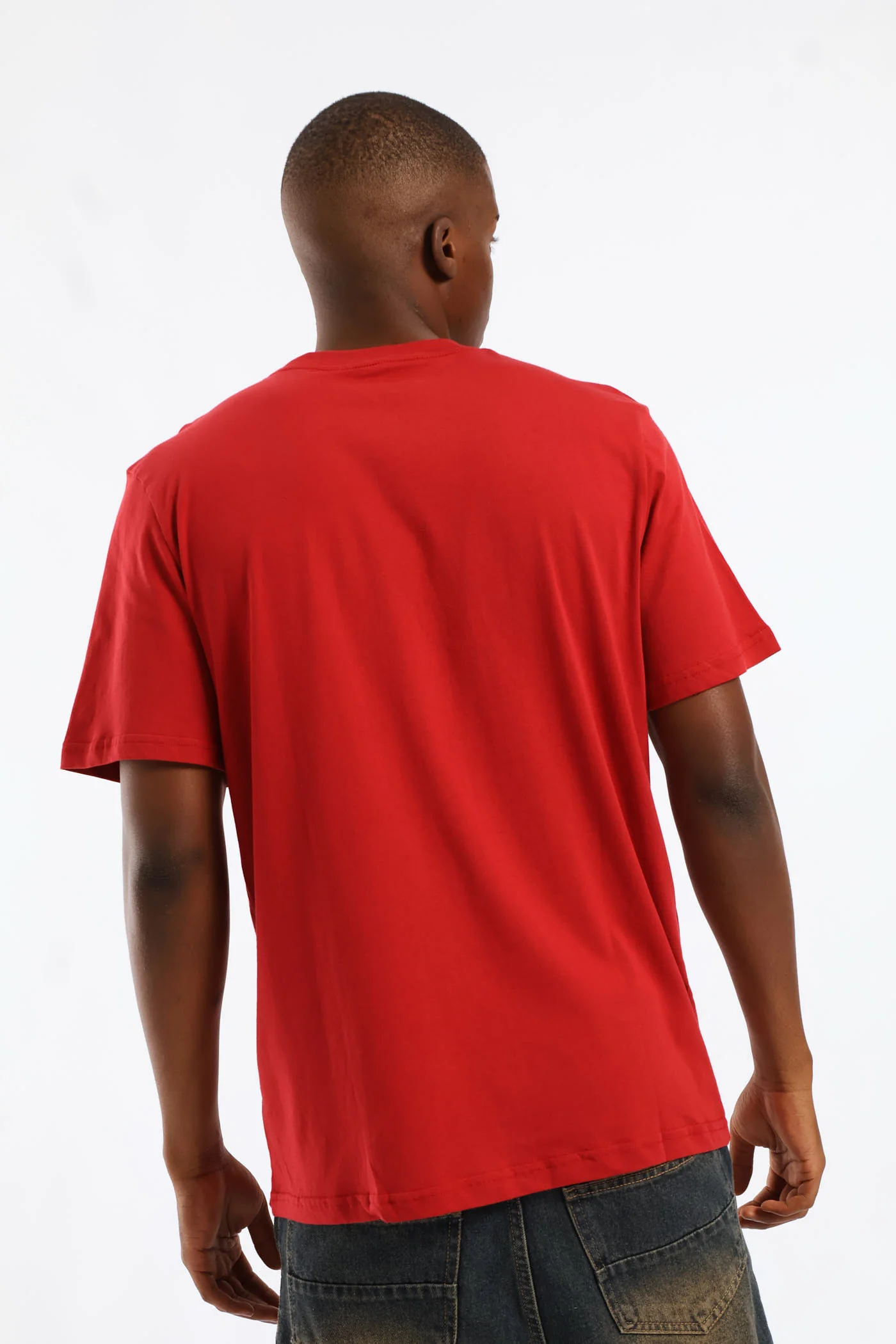 Just Chill Teddy Tee - Dark Red - Image 3