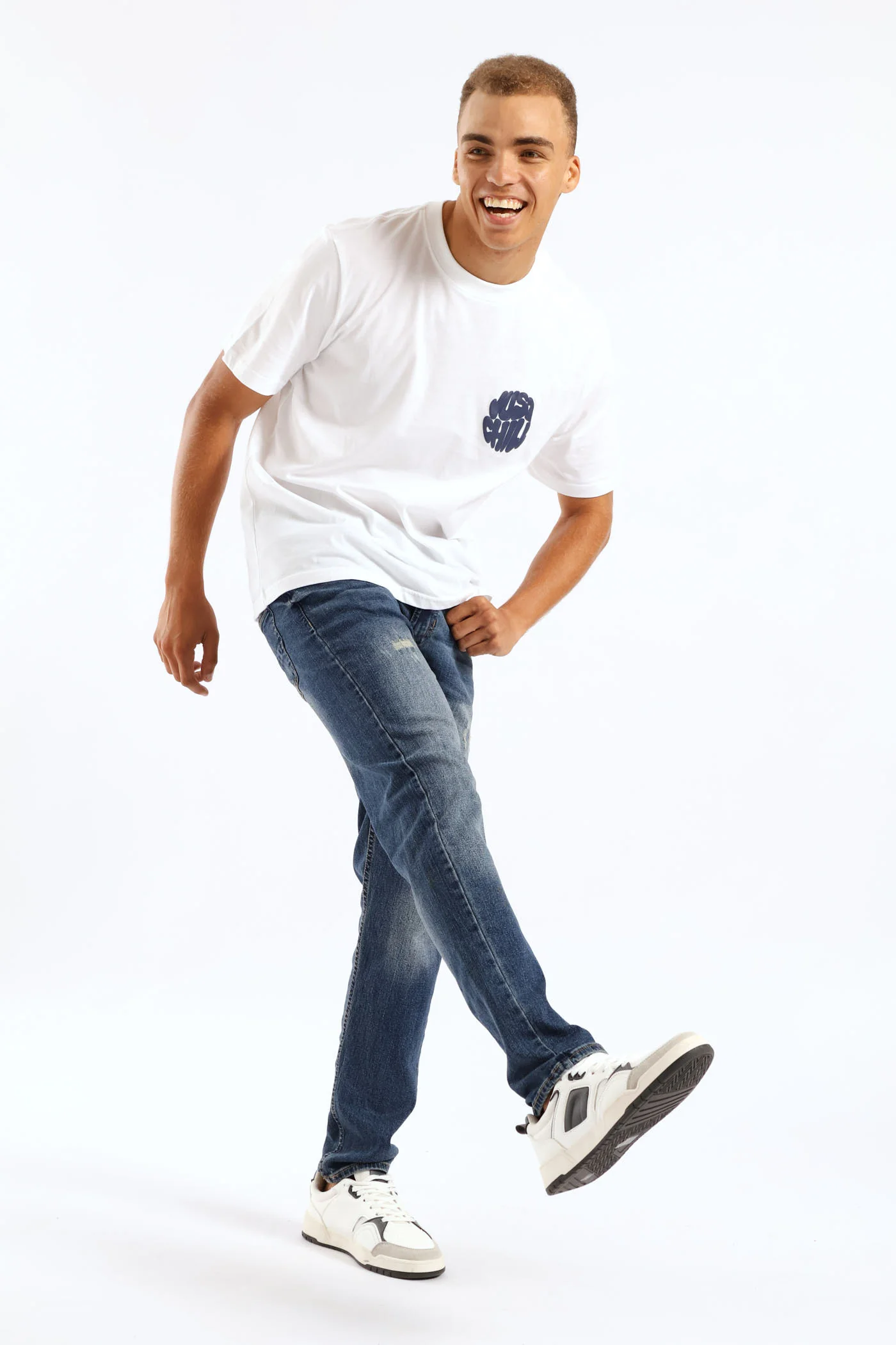 Just Chill Tee - White - Image 2