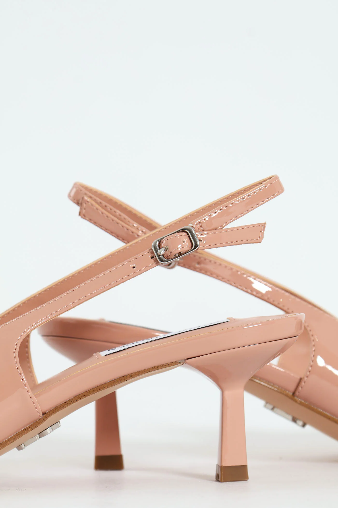 Kaci Kitten Heel Slingback With Bow - Blush - Image 4