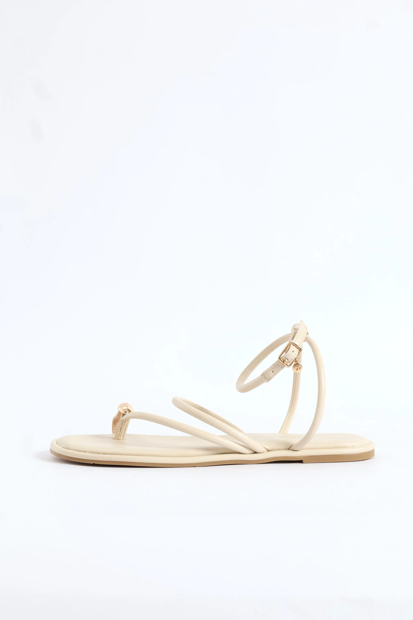 Kali 2 Toe Loop Flat Sandal - Bone - Image 2