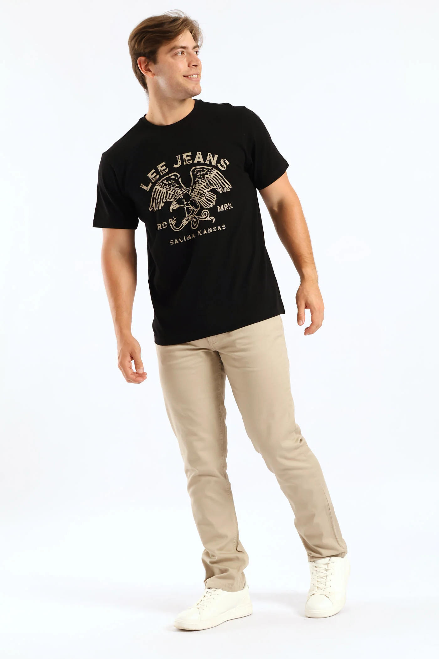 Kansas Bold Tee - Black - Image 4