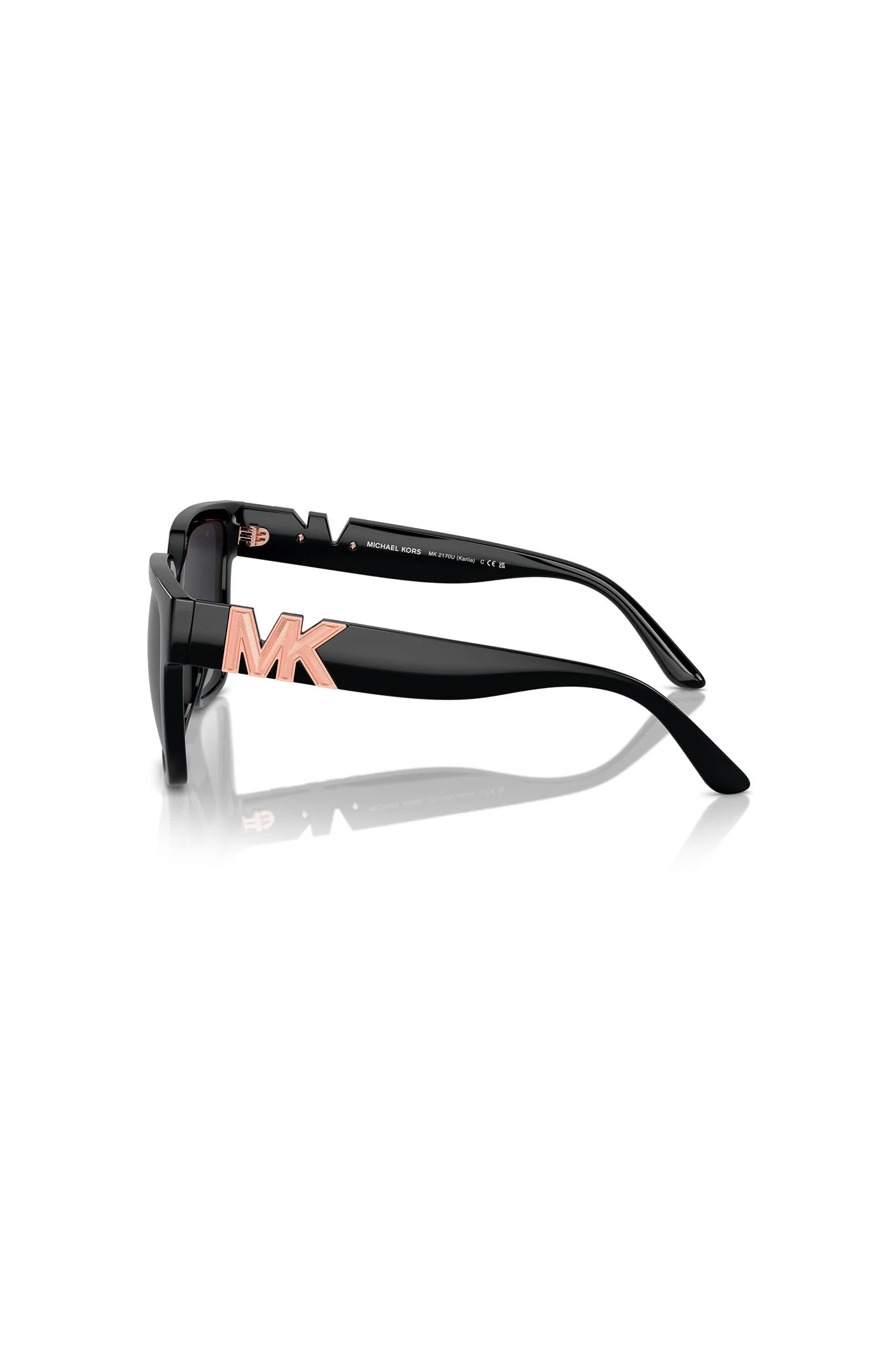 Karlie Square Frame Sunglasses - Black - Image 2