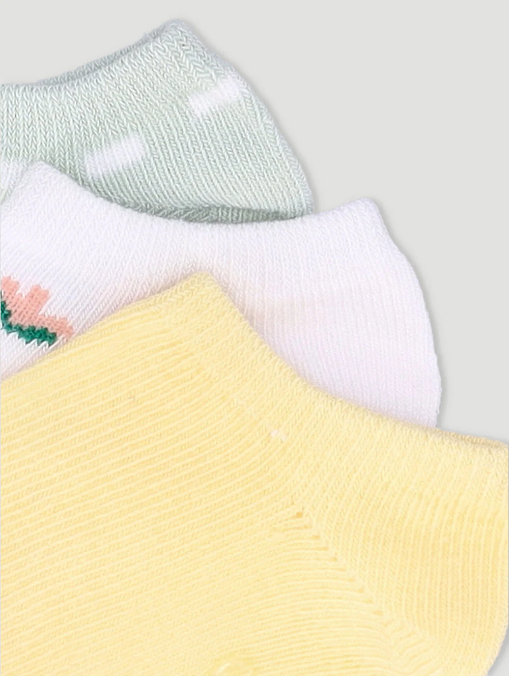 Keedo 3 Pack Gingham Socks - Mint - Image 2