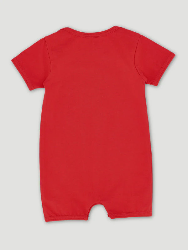 Keedo Baby Boys Christmas Babygrow - Red - Image 2