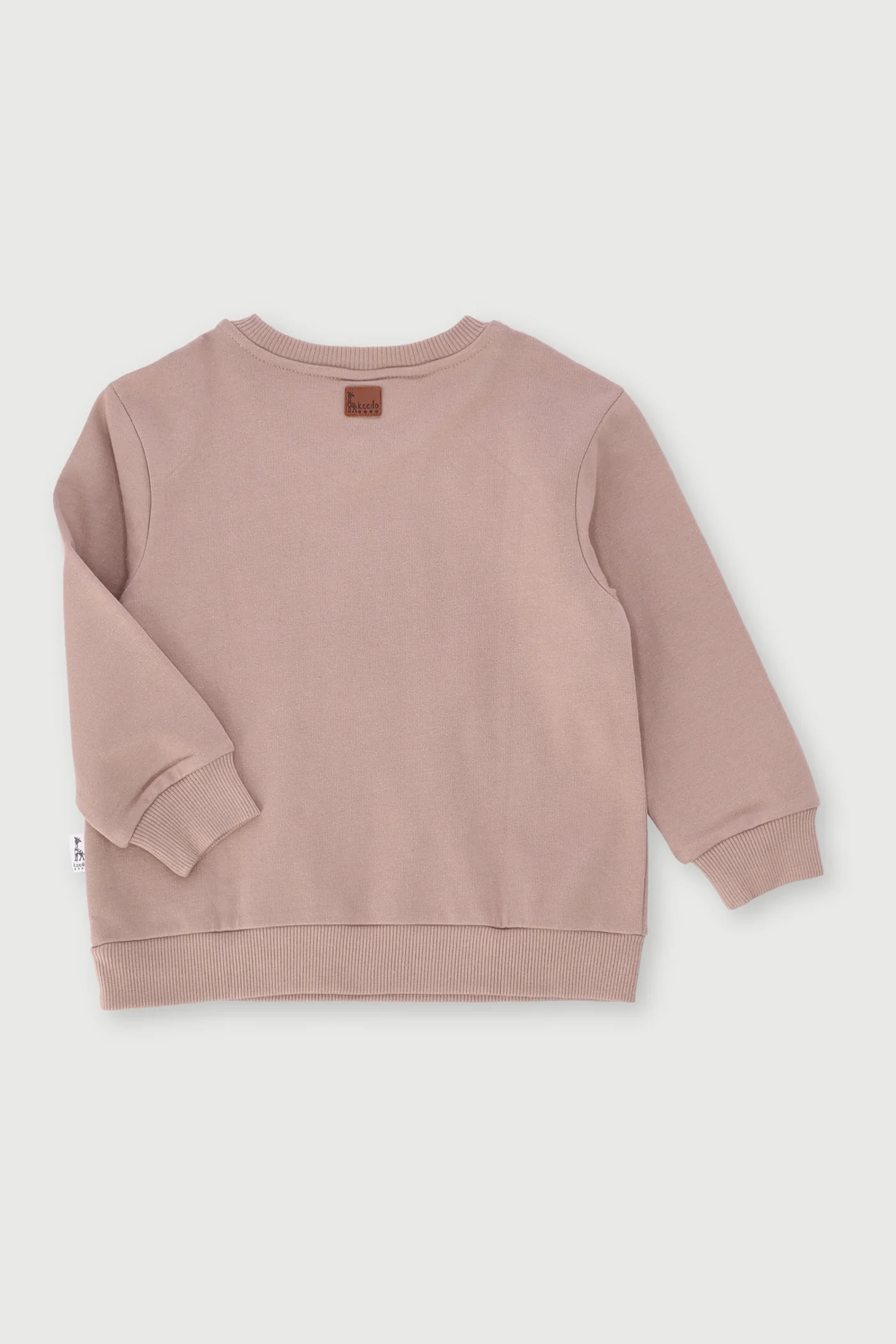 Keedo Baby Boys Core Fleece Sweater - Taupe - Image 2