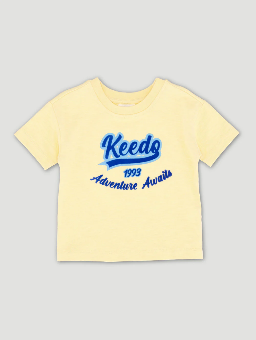 Keedo Baby Boys Flock Logo Tee - Yellow - Image 2