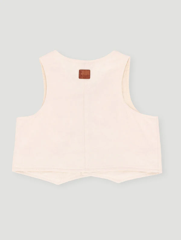Keedo Baby Boys Premium Waistcoat - Beige - Image 2