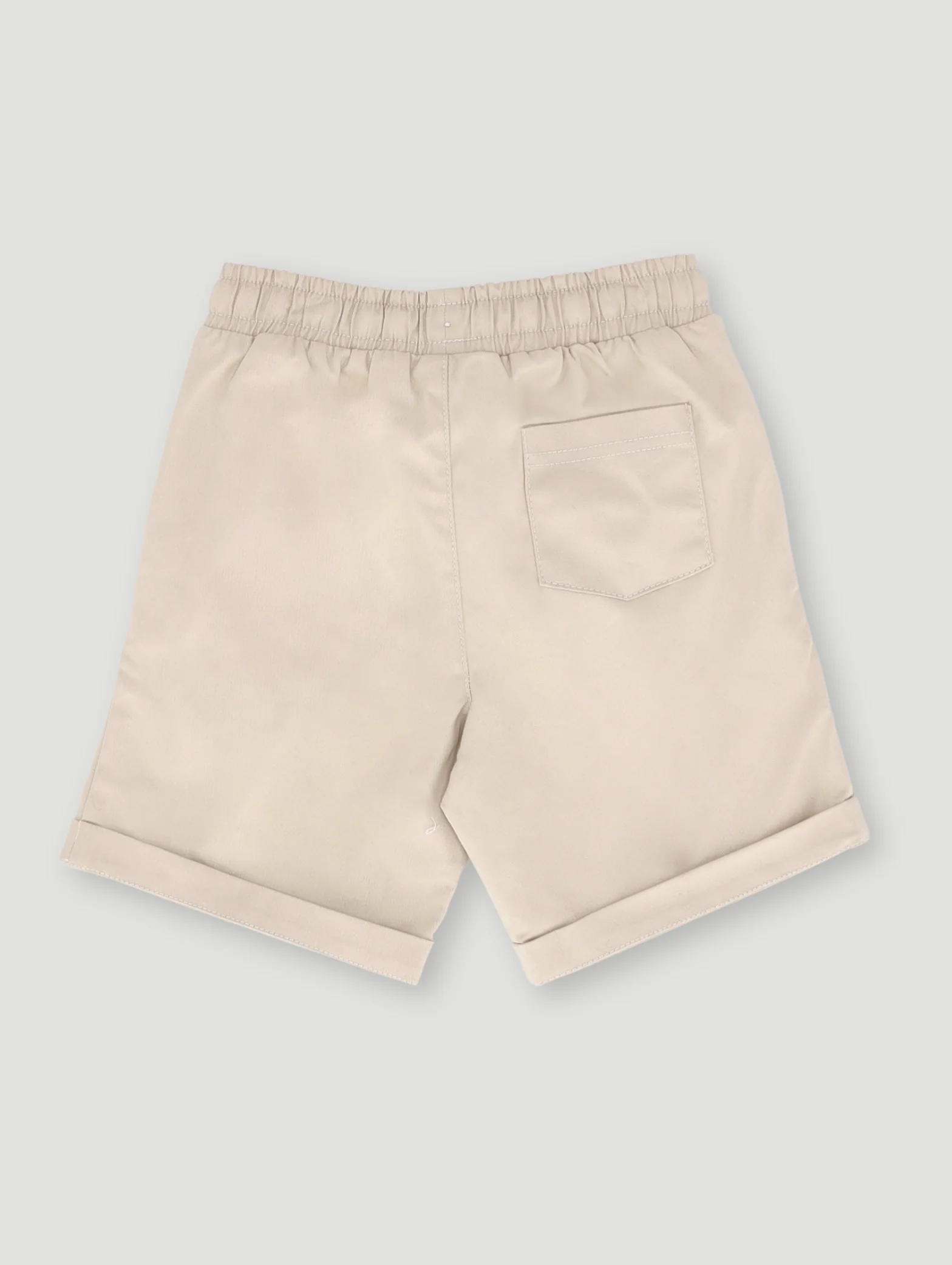 Keedo Baby Boys Twill Short - Stone - Image 2