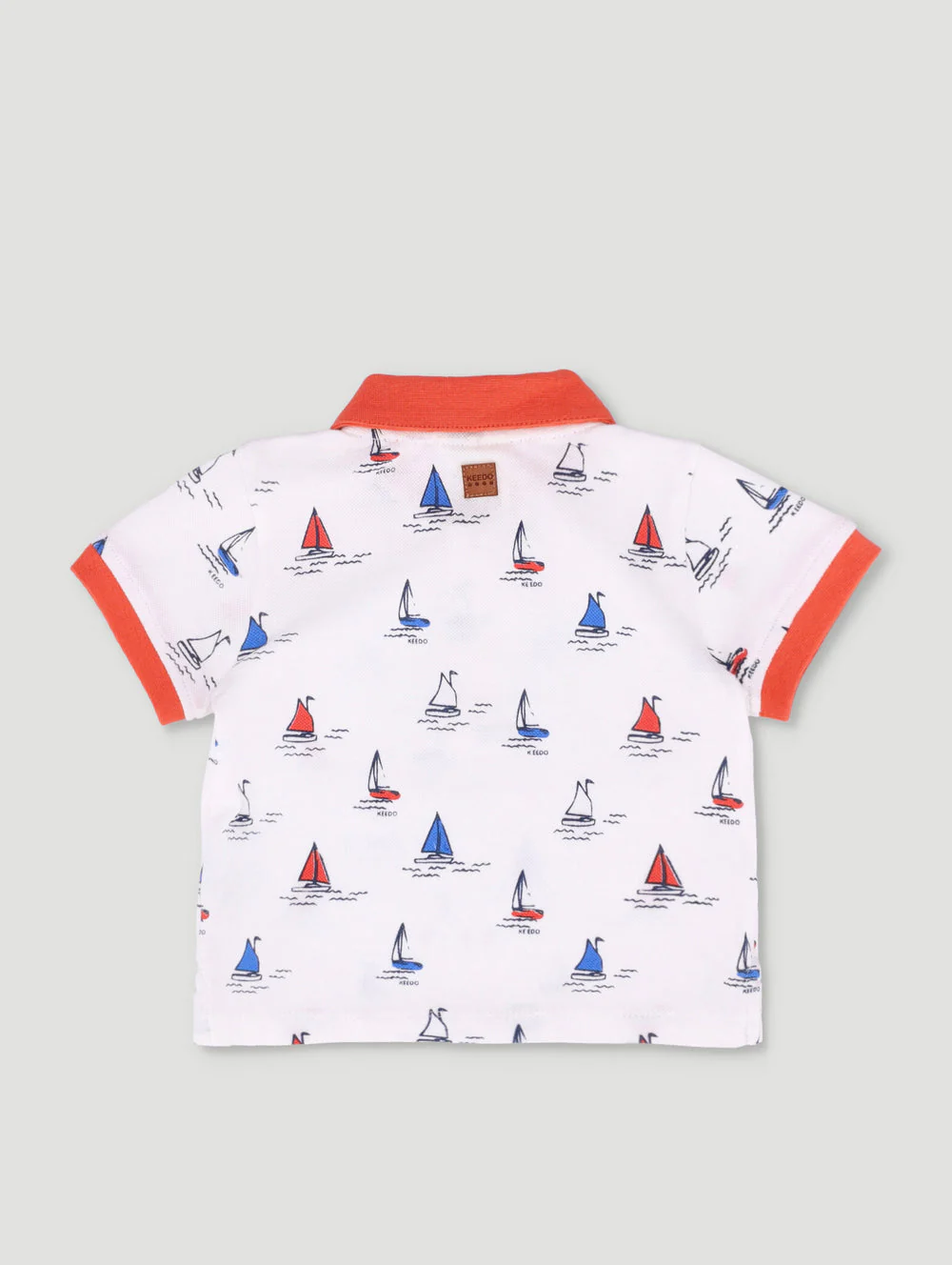 Keedo Baby Boys Yacht Golfer - Cream - Image 2