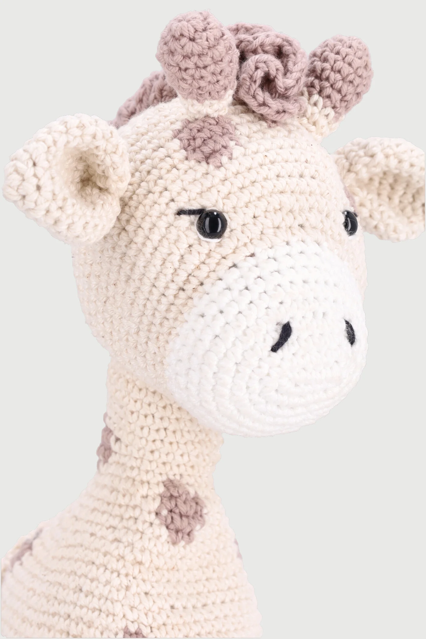 Keedo Baby Crochet Giraffe Icon Toy - Beige - Image 2