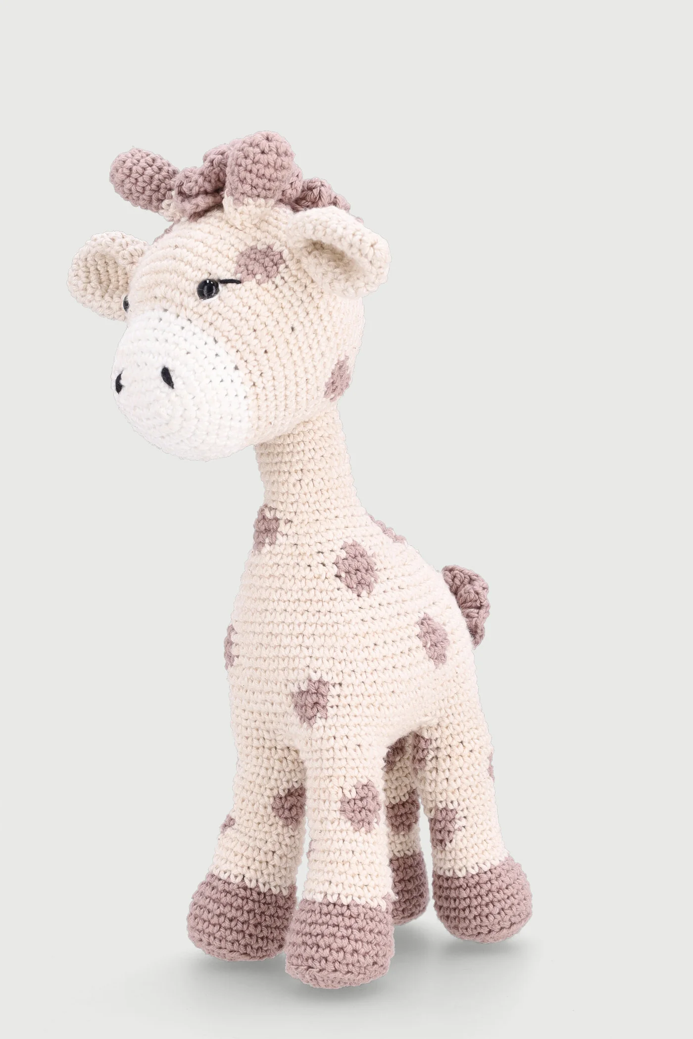Keedo Baby Crochet Giraffe Icon Toy - Beige - Image 3