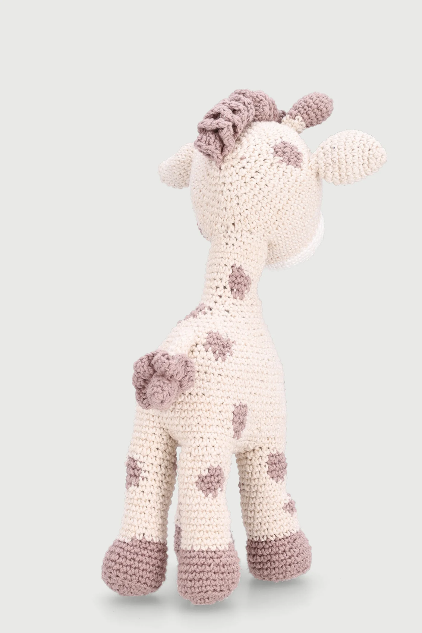 Keedo Baby Crochet Giraffe Icon Toy - Beige - Image 4