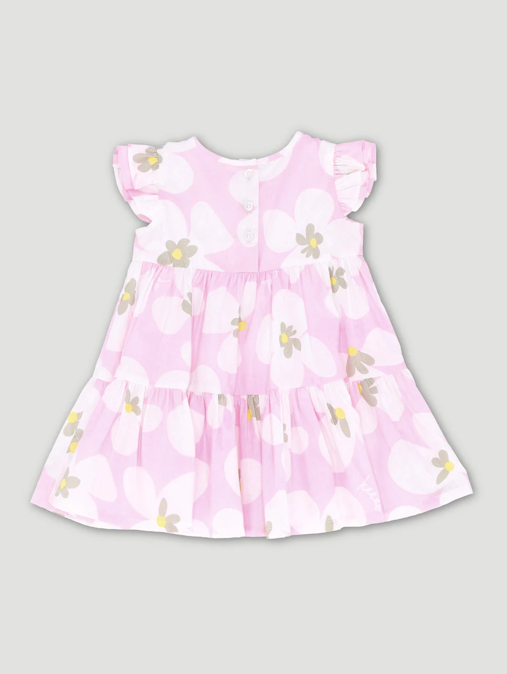 Keedo Baby Girls Blooms Baby Tiered Dress - Pink - Image 2