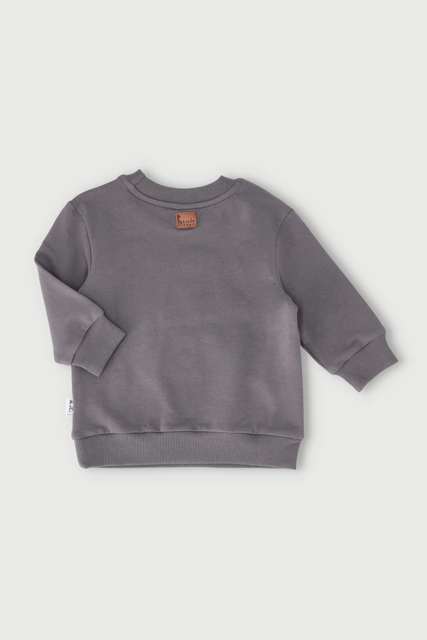 Keedo Baby Girls Butterfly Fashion Sweater - Charcoal - Image 2