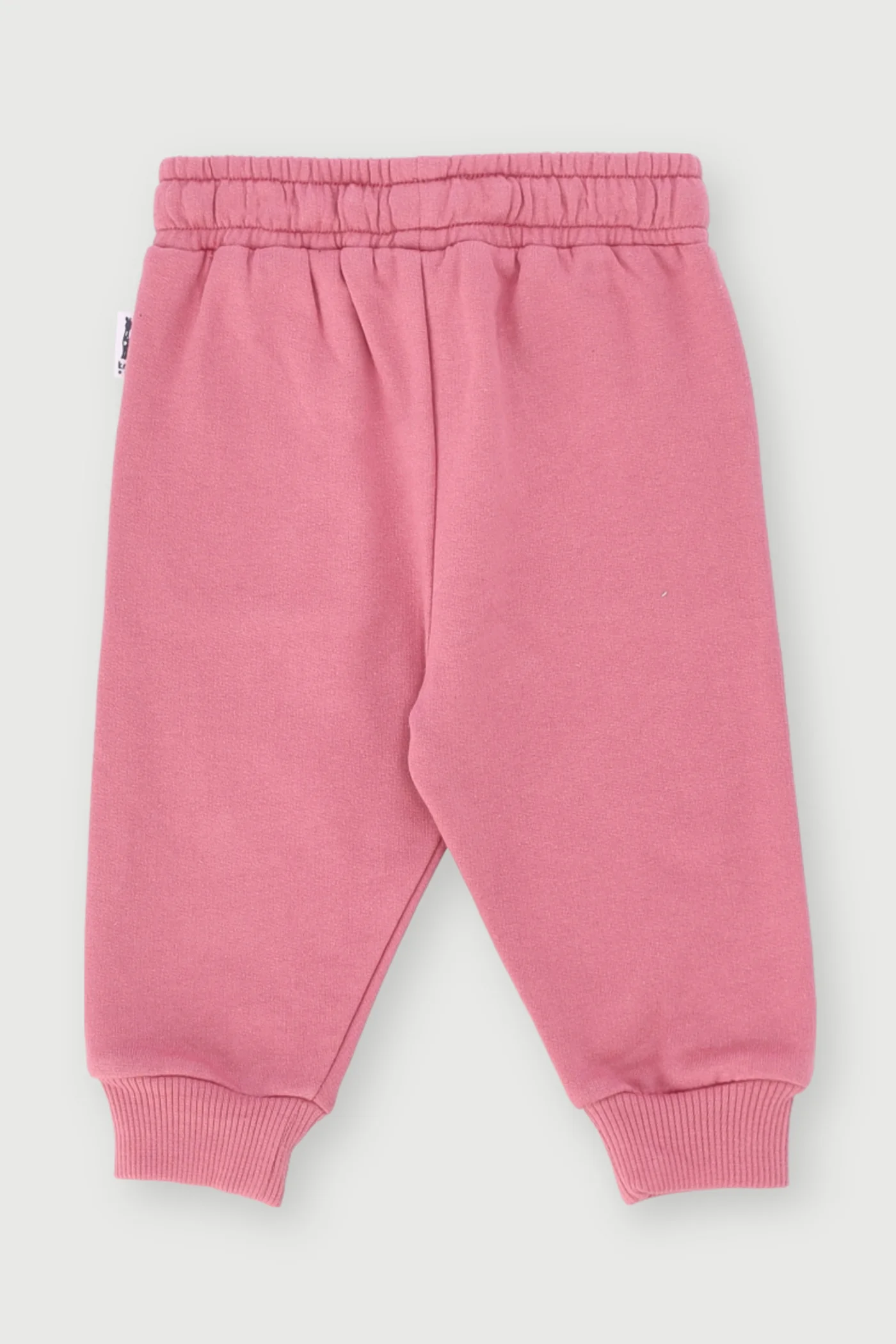 Keedo Baby Girls Core Fleece Jogger - Dusty Pink - Image 3