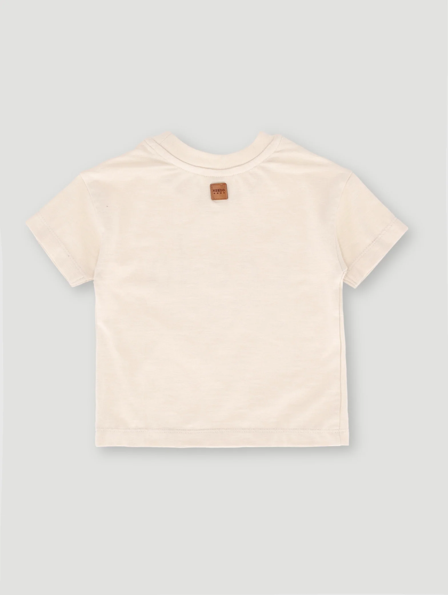 Keedo Baby Girls Core Tee - Stone - Image 2