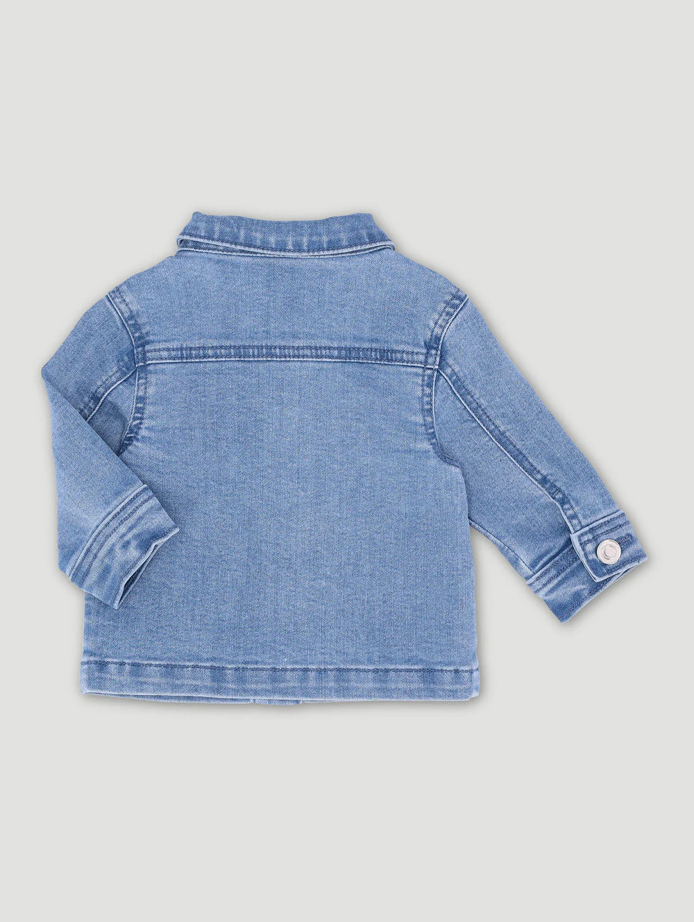 Keedo Baby Girls Denim Shacket - Denim - Image 2