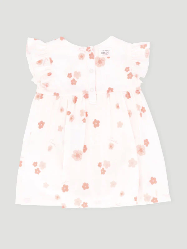 Keedo Baby Girls Jungle Ellie Bloomer - Cream - Image 2