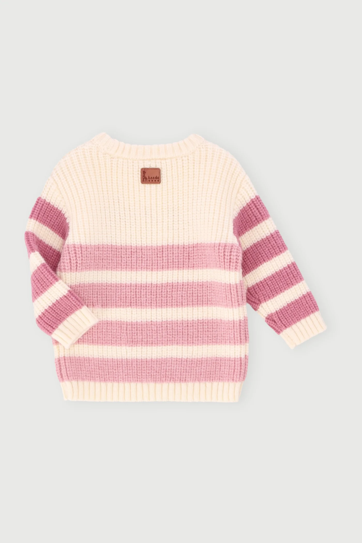 Keedo Baby Girls Knit Embellished Pullover - Cream - Image 2