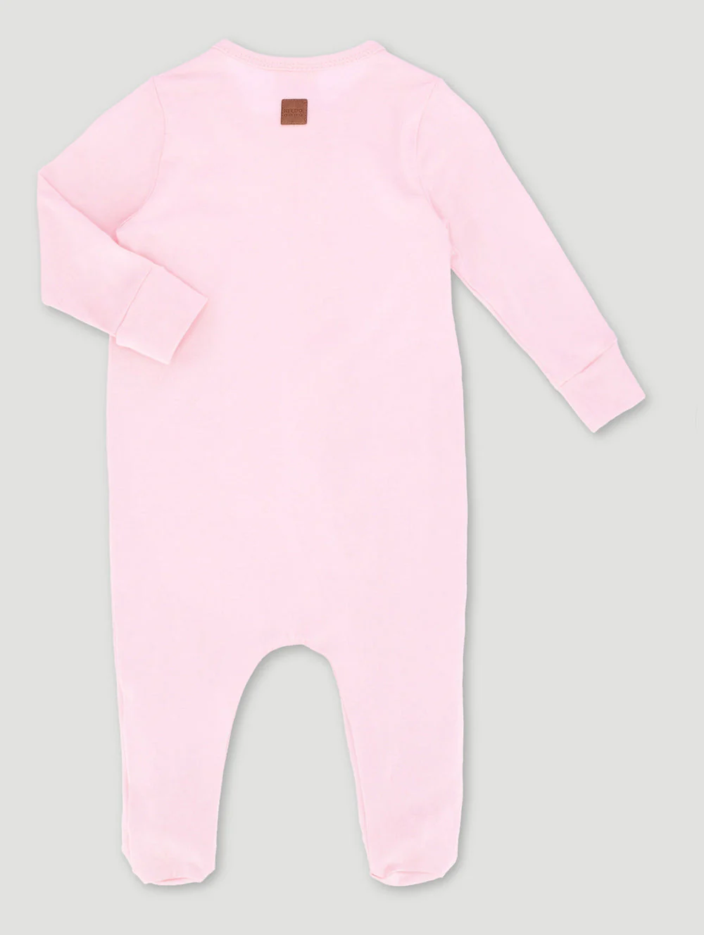 Keedo Baby Girls Long Sleeve Embroidered Sleepsuit - Pink - Image 2