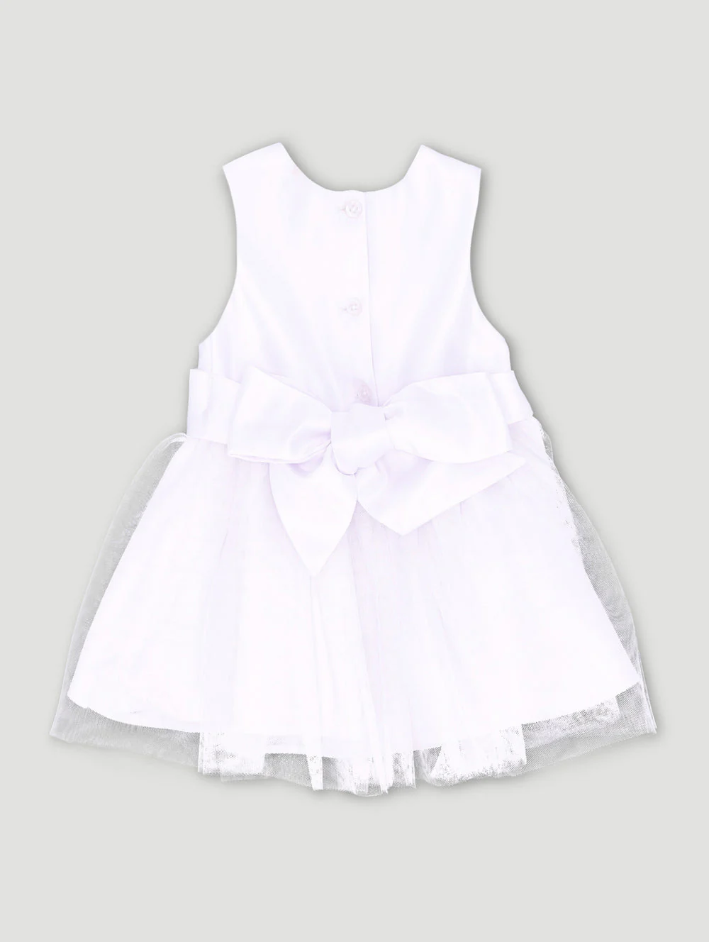 Keedo Baby Girls Premium Dress - White - Image 2