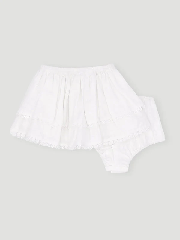 Keedo Baby Girls Rara Skirt - White - Image 2